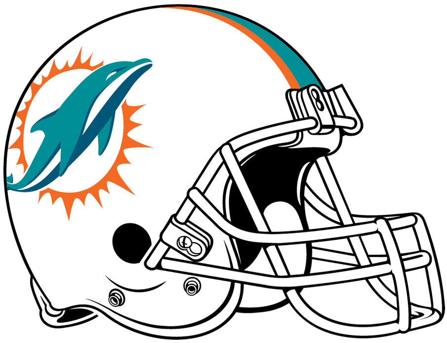 Miami Dolphins 2018-Pres Helmet Logo fabric transfer